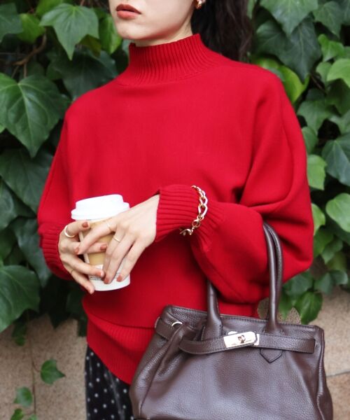 le.coeur blanc / ルクールブラン ニット・セーター | 《手洗い可能》3WAYハイネックレイヤードニット | 詳細13