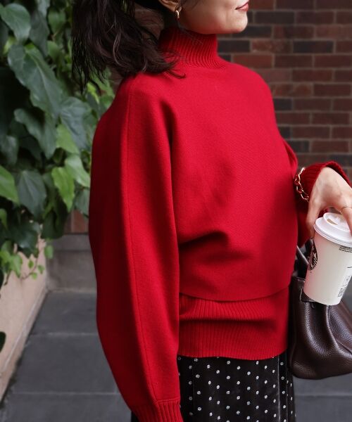 le.coeur blanc / ルクールブラン ニット・セーター | 《手洗い可能》3WAYハイネックレイヤードニット | 詳細14