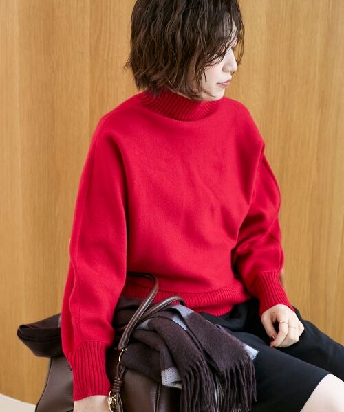 le.coeur blanc / ルクールブラン ニット・セーター | 《手洗い可能》3WAYハイネックレイヤードニット | 詳細17