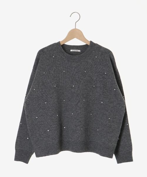le.coeur blanc / ルクールブラン ニット・セーター | ビジュークルーニット | 詳細1