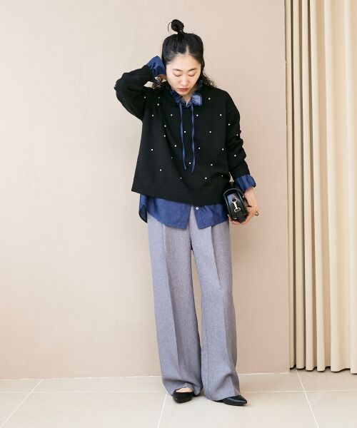 le.coeur blanc / ルクールブラン ニット・セーター | ビジュークルーニット | 詳細25