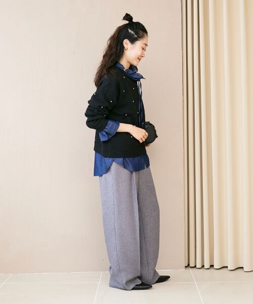 le.coeur blanc / ルクールブラン ニット・セーター | ビジュークルーニット | 詳細26