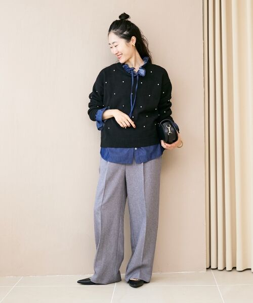 le.coeur blanc / ルクールブラン ニット・セーター | ビジュークルーニット | 詳細28