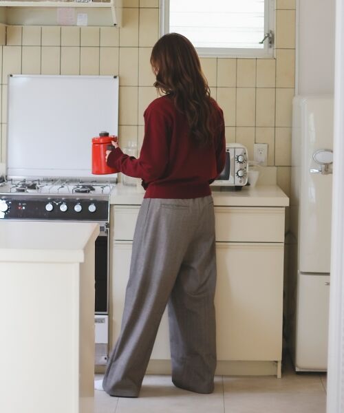 le.coeur blanc / ルクールブラン カーディガン・ボレロ | フロントフリルニットカーデ | 詳細9