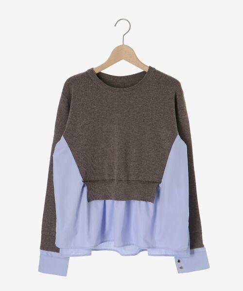 le.coeur blanc / ルクールブラン ニット・セーター | ブロードドッキングニットプル | 詳細1