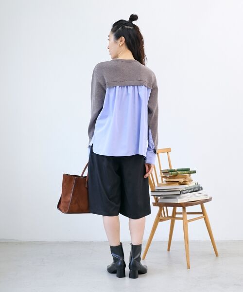 le.coeur blanc / ルクールブラン ニット・セーター | ブロードドッキングニットプル | 詳細9