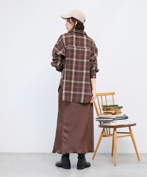 le.coeur blanc / ルクールブラン シャツ・ブラウス | 《手洗い可能》チェックオーバーシャツ | 詳細23