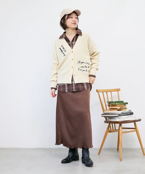 le.coeur blanc / ルクールブラン シャツ・ブラウス | 《手洗い可能》チェックオーバーシャツ | 詳細24