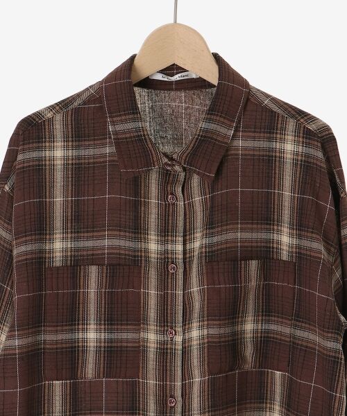 le.coeur blanc / ルクールブラン シャツ・ブラウス | 《手洗い可能》チェックオーバーシャツ | 詳細27