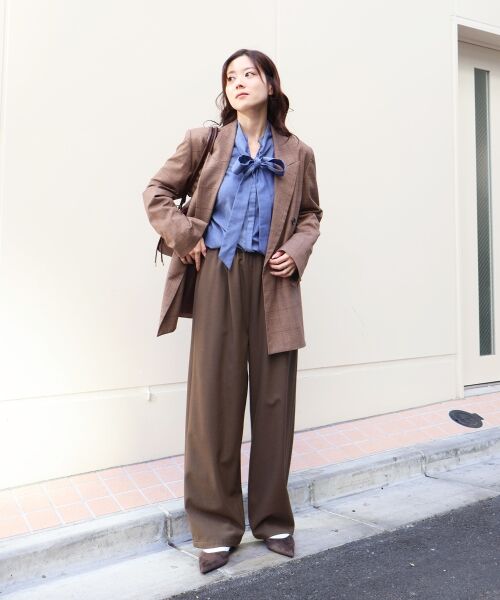 le.coeur blanc / ルクールブラン シャツ・ブラウス | ボウタイダンガリーシャツ | 詳細12