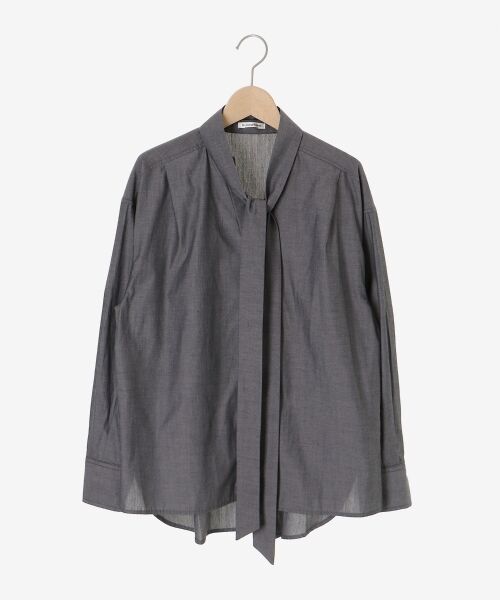 le.coeur blanc / ルクールブラン シャツ・ブラウス | ボウタイダンガリーシャツ | 詳細13