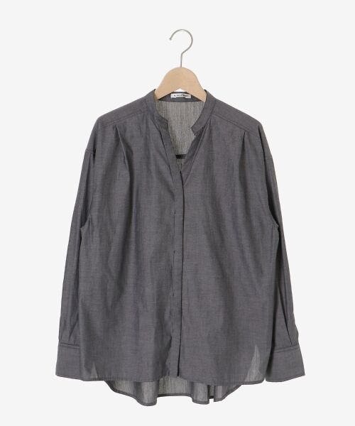 le.coeur blanc / ルクールブラン シャツ・ブラウス | ボウタイダンガリーシャツ | 詳細24