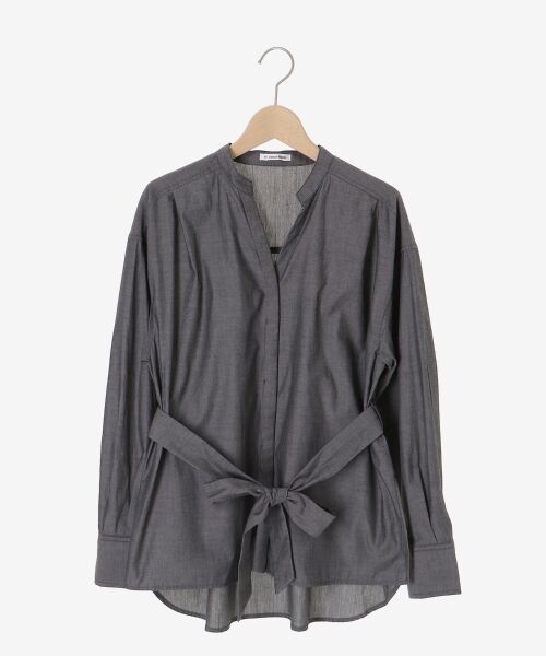 le.coeur blanc / ルクールブラン シャツ・ブラウス | ボウタイダンガリーシャツ | 詳細25