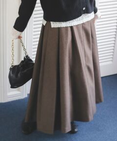 le.coeur blanc / ルクールブラン ロング・マキシ丈スカート | ハイウエストフレアロングスカート