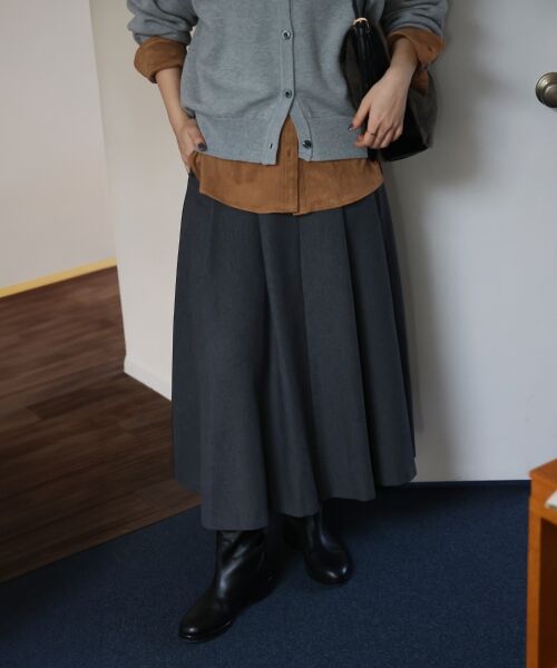 le.coeur blanc / ルクールブラン ロング・マキシ丈スカート | ハイウエストフレアロングスカート | 詳細11