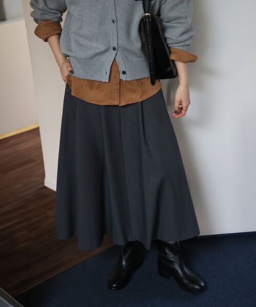 le.coeur blanc / ルクールブラン ロング・マキシ丈スカート | ハイウエストフレアロングスカート | 詳細13