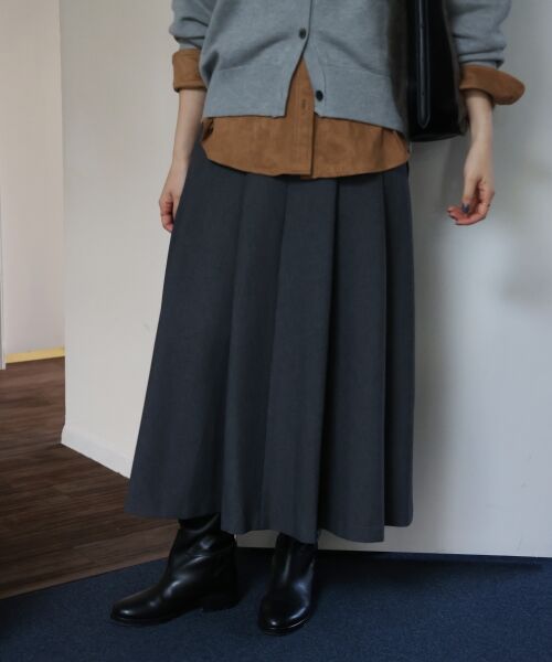 le.coeur blanc / ルクールブラン ロング・マキシ丈スカート | ハイウエストフレアロングスカート | 詳細14