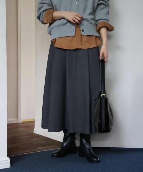 le.coeur blanc / ルクールブラン ロング・マキシ丈スカート | ハイウエストフレアロングスカート | 詳細15
