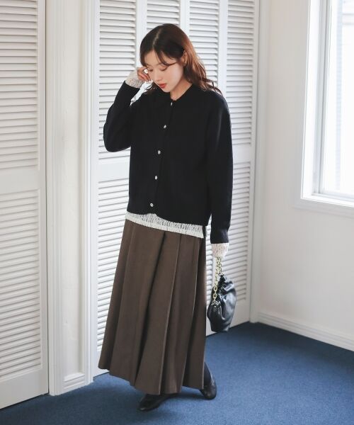 le.coeur blanc / ルクールブラン ロング・マキシ丈スカート | ハイウエストフレアロングスカート | 詳細7