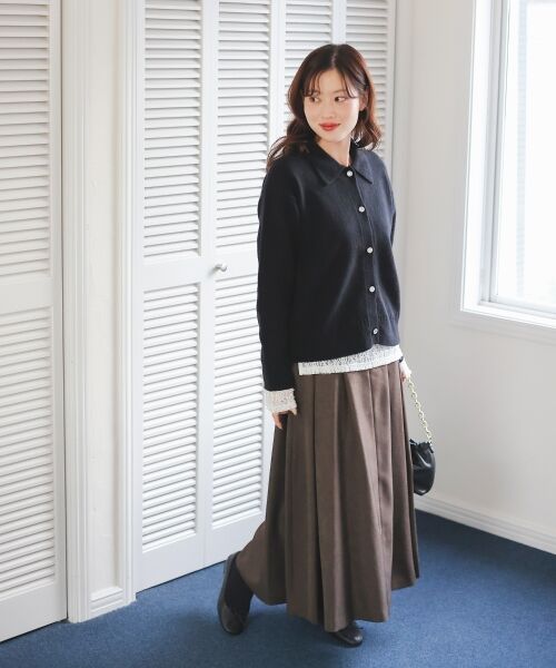 le.coeur blanc / ルクールブラン ロング・マキシ丈スカート | ハイウエストフレアロングスカート | 詳細8