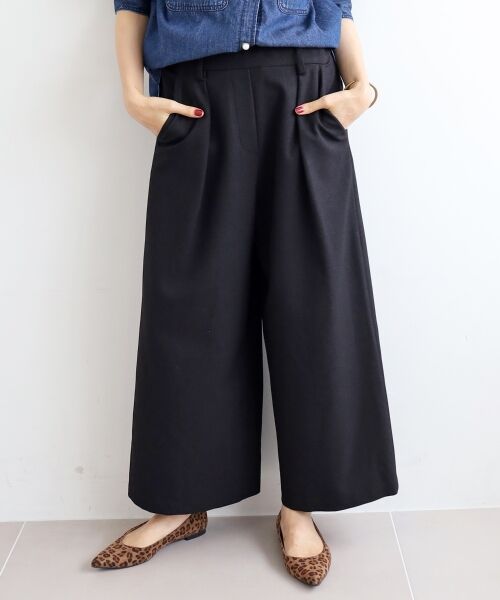 le.coeur blanc / ルクールブラン その他パンツ | 《手洗い可能》ウールライクフロントタックワイドクロップドパンツ2 | 詳細19