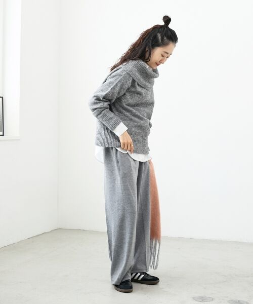 le.coeur blanc / ルクールブラン その他パンツ | ジャージーイージーワイドパンツ | 詳細10