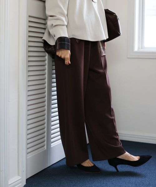 le.coeur blanc / ルクールブラン その他パンツ | ジャージーイージーワイドパンツ | 詳細2