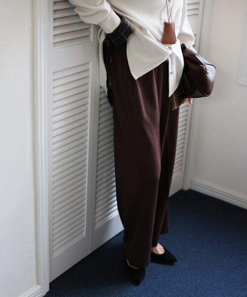 le.coeur blanc / ルクールブラン その他パンツ | ジャージーイージーワイドパンツ | 詳細4