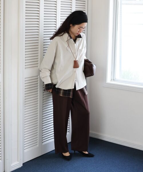 le.coeur blanc / ルクールブラン その他パンツ | ジャージーイージーワイドパンツ | 詳細7