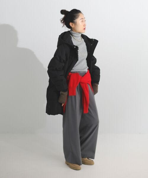 le.coeur blanc / ルクールブラン その他パンツ | 【吸湿/発熱】裏起毛ツータックパンツ | 詳細12