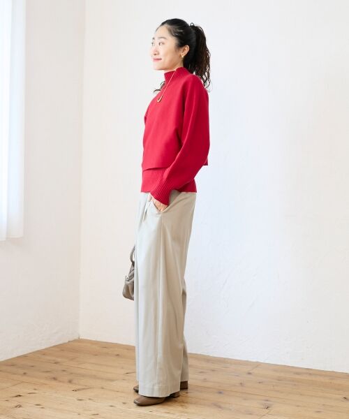 le.coeur blanc / ルクールブラン その他パンツ | 【吸湿/発熱】裏起毛ツータックパンツ | 詳細21