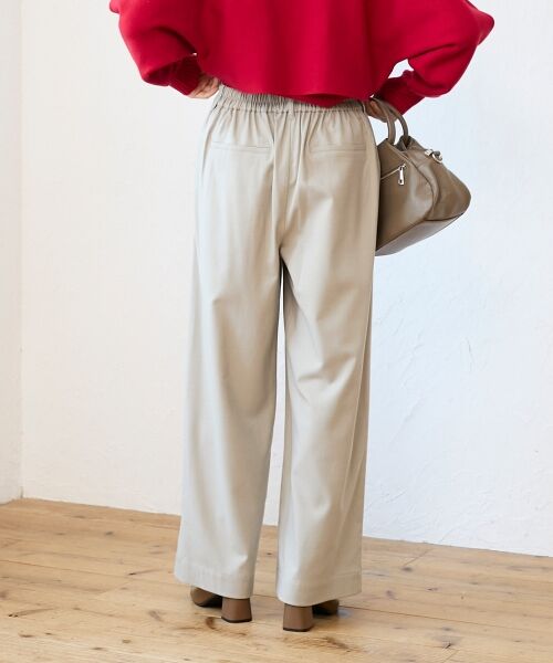 le.coeur blanc / ルクールブラン その他パンツ | 【吸湿/発熱】裏起毛ツータックパンツ | 詳細24