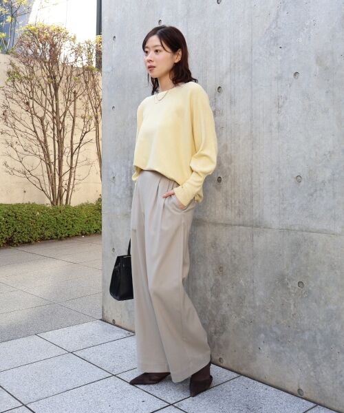 le.coeur blanc / ルクールブラン その他パンツ | 【吸湿/発熱】裏起毛ツータックパンツ | 詳細27