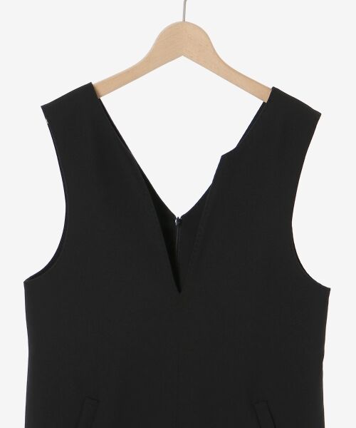 le.coeur blanc / ルクールブラン ロング・マキシ丈ワンピース | Vネックジャンパースカート | 詳細25