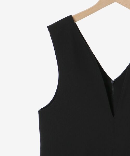 le.coeur blanc / ルクールブラン ロング・マキシ丈ワンピース | Vネックジャンパースカート | 詳細26