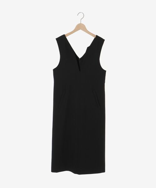 le.coeur blanc / ルクールブラン ロング・マキシ丈ワンピース | Vネックジャンパースカート | 詳細8