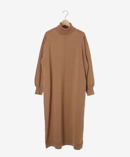 le.coeur blanc / ルクールブラン ロング・マキシ丈ワンピース | ウォッシャブルハイネックニットワンピース | 詳細20