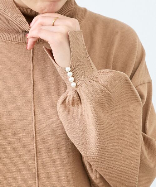 le.coeur blanc / ルクールブラン ロング・マキシ丈ワンピース | ウォッシャブルハイネックニットワンピース | 詳細25