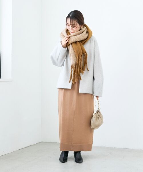 le.coeur blanc / ルクールブラン ロング・マキシ丈ワンピース | ウォッシャブルハイネックニットワンピース | 詳細28