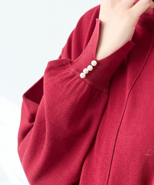 le.coeur blanc / ルクールブラン ロング・マキシ丈ワンピース | ウォッシャブルハイネックニットワンピース | 詳細9