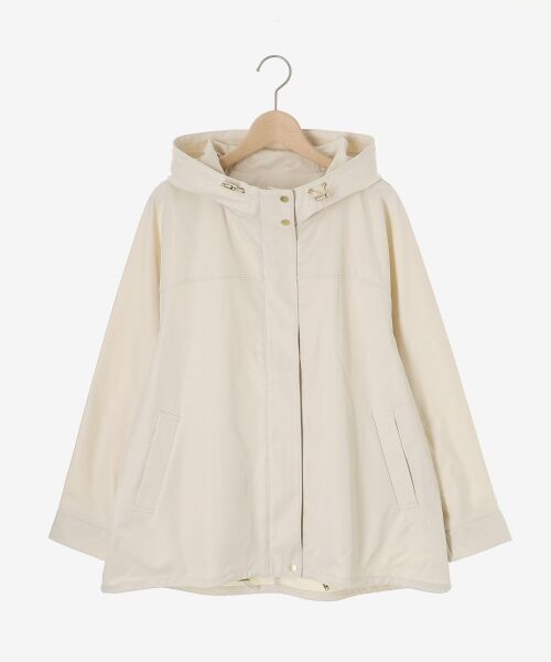 le.coeur blanc / ルクールブラン ブルゾン | ツイルストレッチフードブルゾン | 詳細1