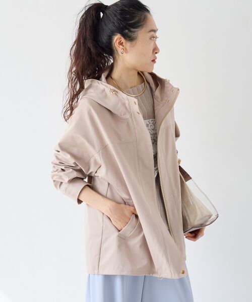 le.coeur blanc / ルクールブラン ブルゾン | ツイルストレッチフードブルゾン | 詳細25