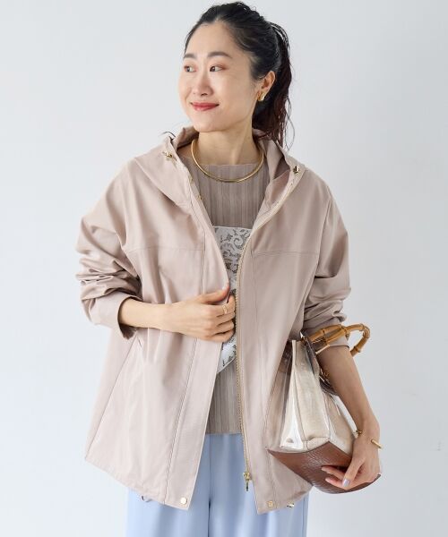 le.coeur blanc / ルクールブラン ブルゾン | ツイルストレッチフードブルゾン | 詳細26