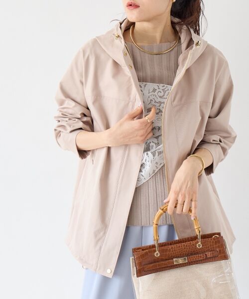 le.coeur blanc / ルクールブラン ブルゾン | ツイルストレッチフードブルゾン | 詳細28