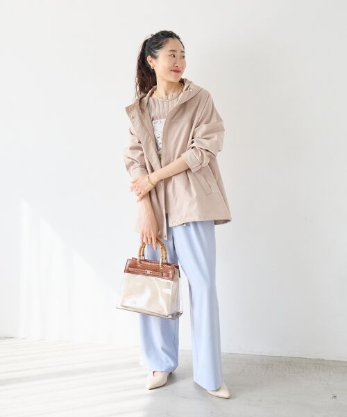 le.coeur blanc / ルクールブラン ブルゾン | ツイルストレッチフードブルゾン | 詳細29