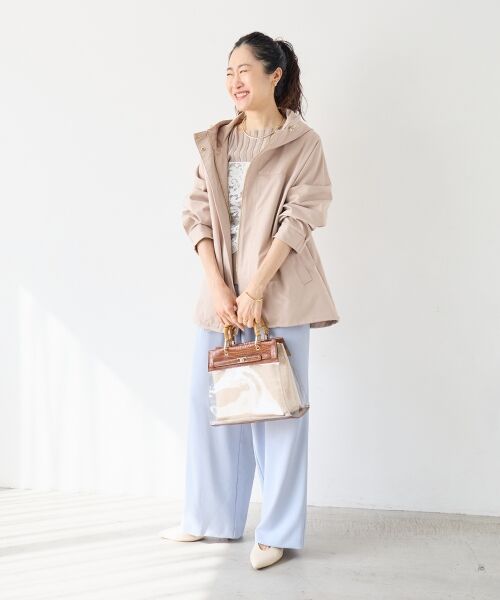 le.coeur blanc / ルクールブラン ブルゾン | ツイルストレッチフードブルゾン | 詳細30