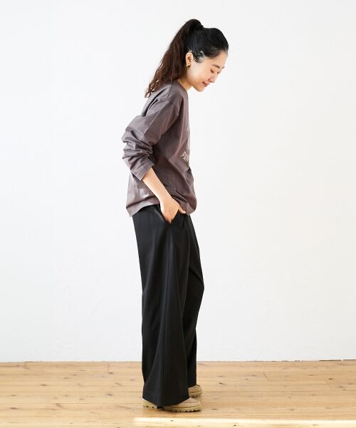 le.coeur blanc / ルクールブラン Tシャツ | ヴィンテージライクロゴロングTシャツ | 詳細11