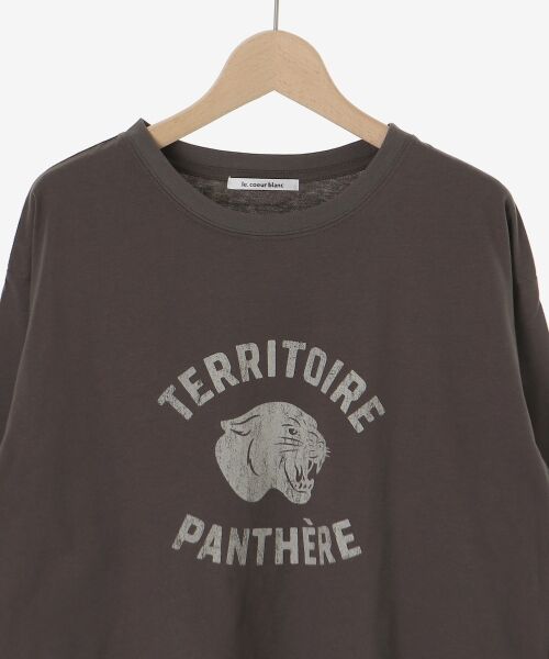 le.coeur blanc / ルクールブラン Tシャツ | ヴィンテージライクロゴロングTシャツ | 詳細27