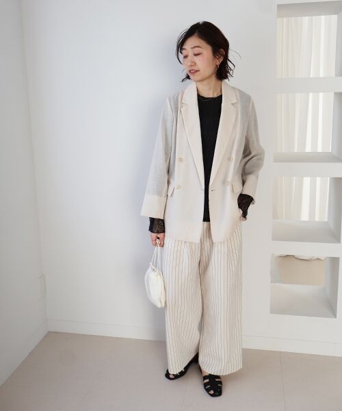 le.coeur blanc / ルクールブラン カットソー | 袖切替シアーワッシャープルオーバー | 詳細21