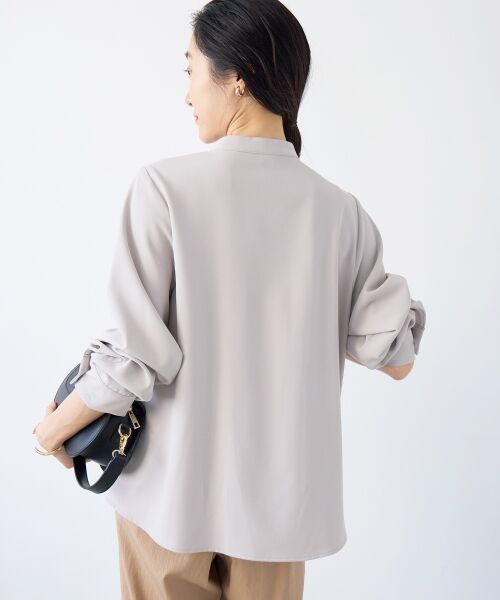 le.coeur blanc / ルクールブラン シャツ・ブラウス | フルダルヘムタックプルオーバー | 詳細10